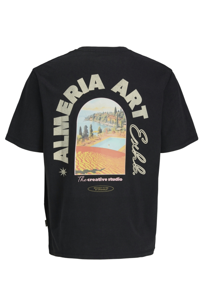 JORALMERIA WORLD TEE SS CREW NECK 12276785 BLACK